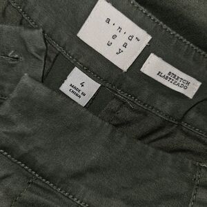 A New Day Green Trouser Pants Size 4